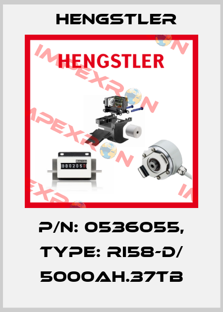 p/n: 0536055, Type: RI58-D/ 5000AH.37TB Hengstler