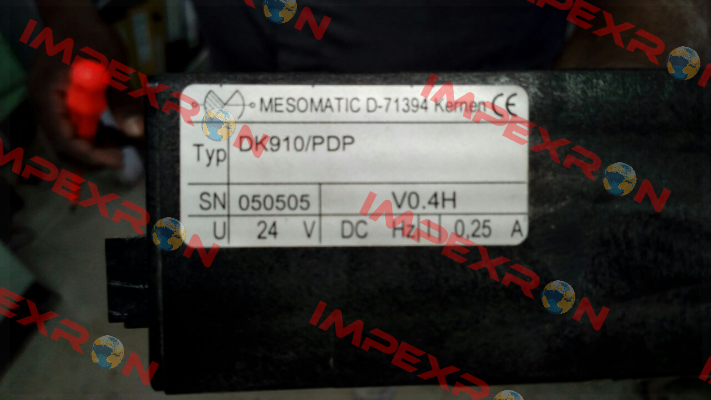 DK 910/PDP  obsolete, replaced by XDK911/PDP Mesomatic