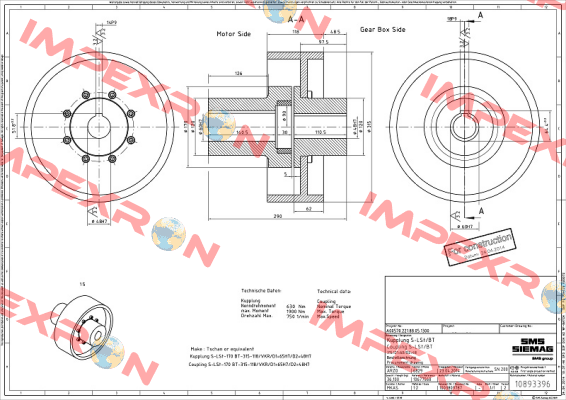 SL BT 170 – St – VkR  Tschan