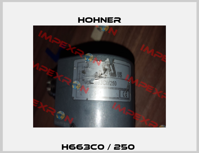 H663C0 / 250  Hohner