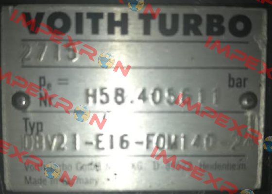 DBV 21-E16 FOM 140-24  Voith