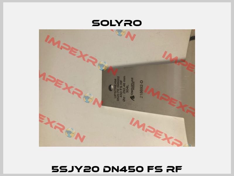 5SJY20 DN450 FS RF SOLYRO