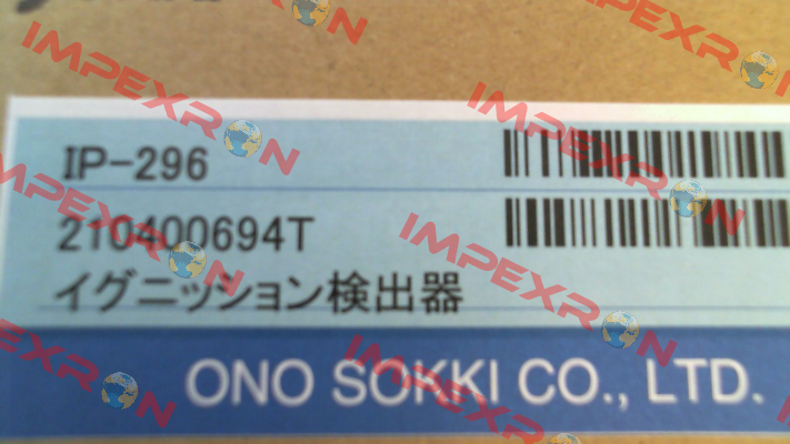 IP-296 Ono Sokki