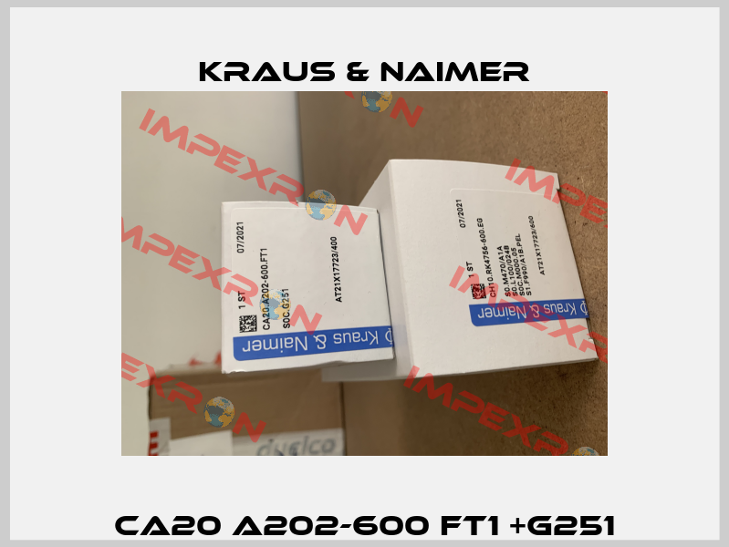 CA20 A202-600 FT1 +G251 Kraus & Naimer