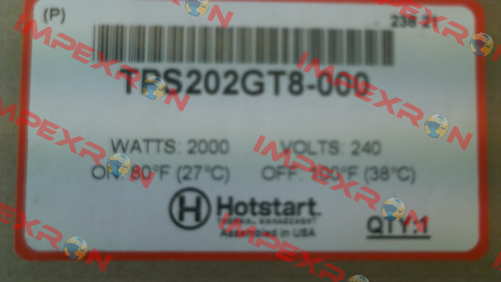 TPS202GT8-000 Hotstart