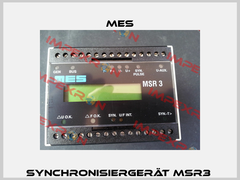Synchronisiergerät MSR3  MES