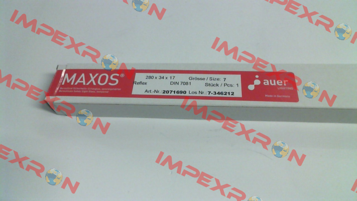 DIN 7081-R 280 x 34 x 17 mm Maxos