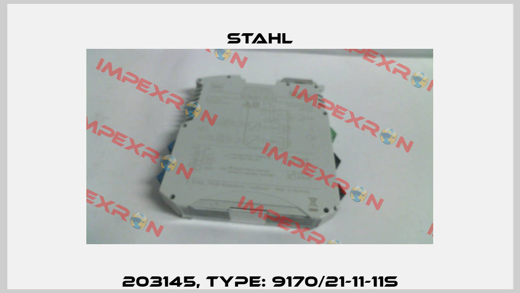 203145, Type: 9170/21-11-11s Stahl