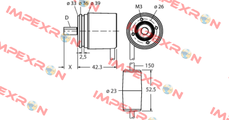 RM-46S8S-3C24B-CT 1M Turck