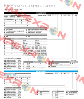 FMP-065-1-B-A-G1-A25-N-P01 MP Filtri