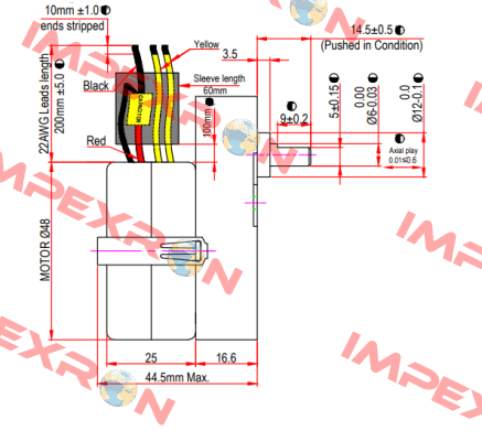 MTR5-GB5P, 2 RPM, 230V Mechtex